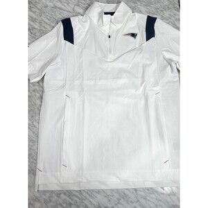 Nike England Patriots Sideline Coaches Chevron Lockup Pullover Men large CW3425